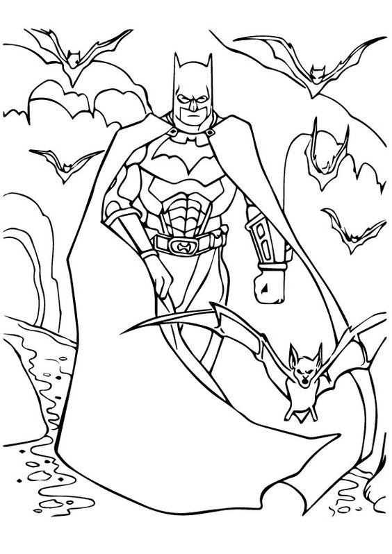 Batman vẽ tô màu