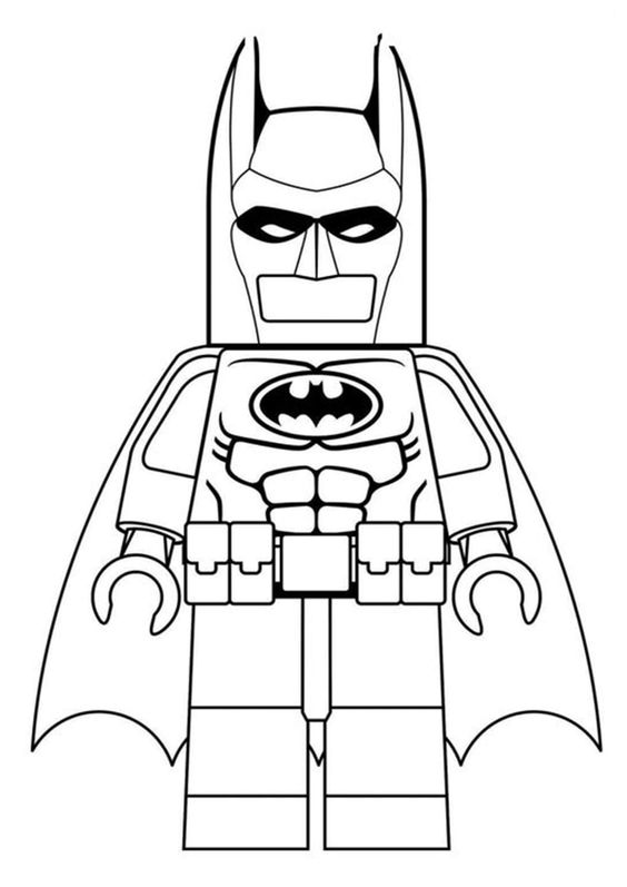 tranh tô màu Batman lego