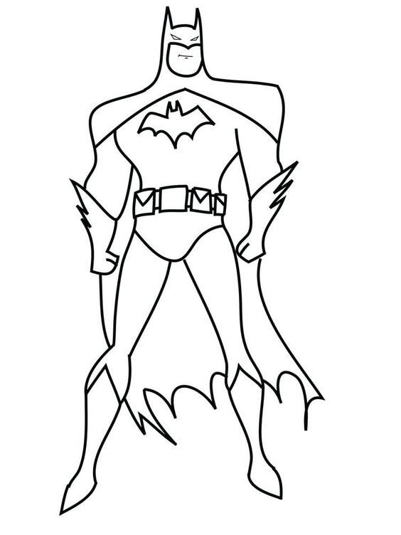 tranh tô màu Batman siêu ngầu