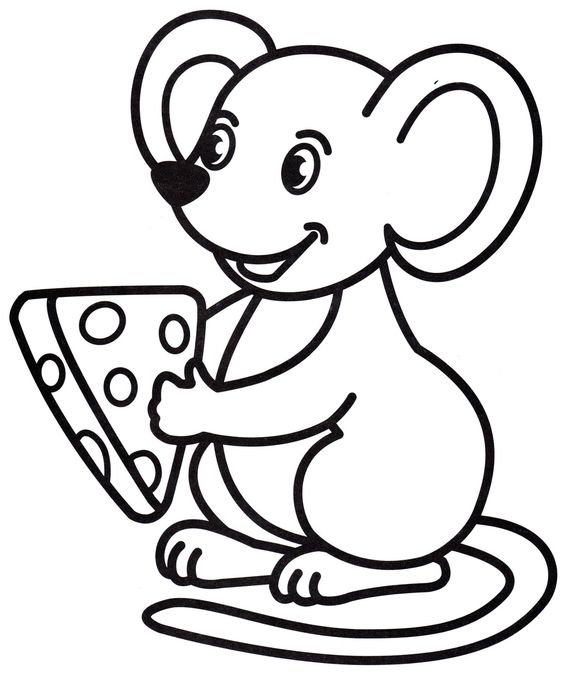 con loài chuột xinh tươi mang đến nhỏ bé tô màu