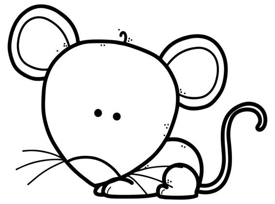 tranh tô màu sắc con cái loài chuột nhắt