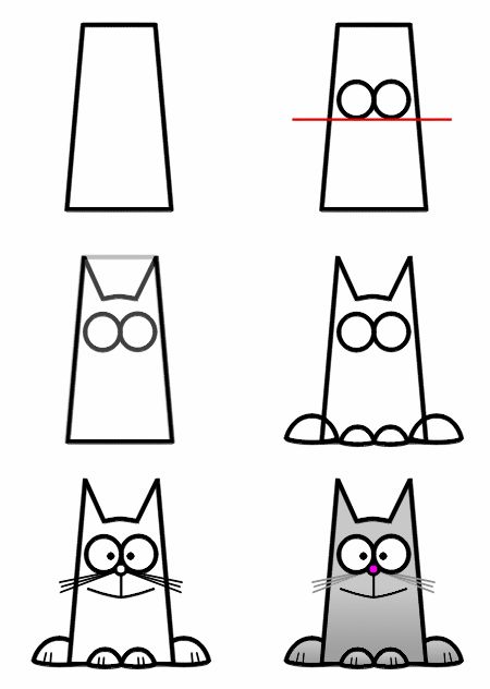 cách vẽ con mèo đẹp nhất