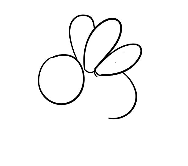 cách vẽ con ong bước 3