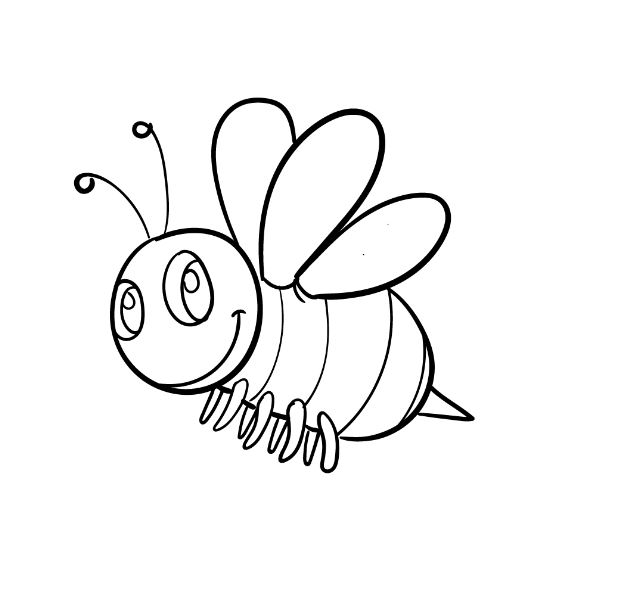 cách vẽ con ong bước 5