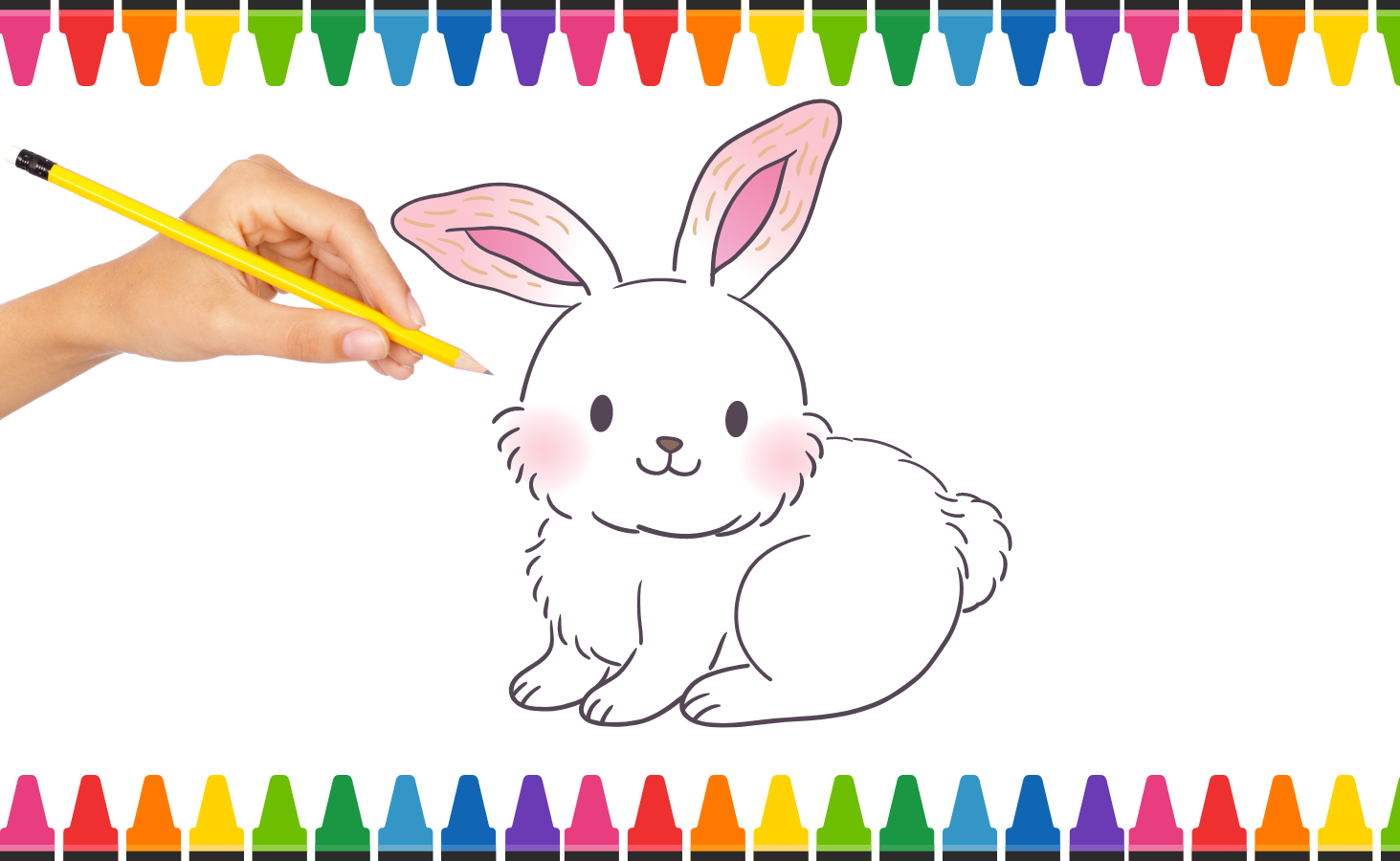 cách vẽ con thỏ