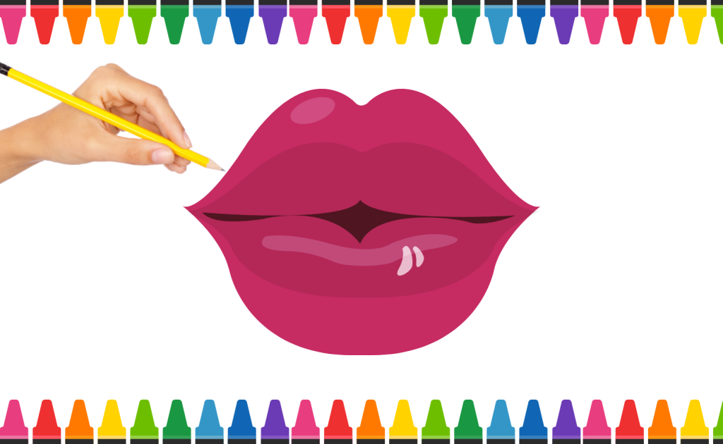 cách vẽ đôi môi