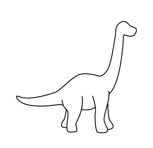 cách vẽ khủng long bước 6