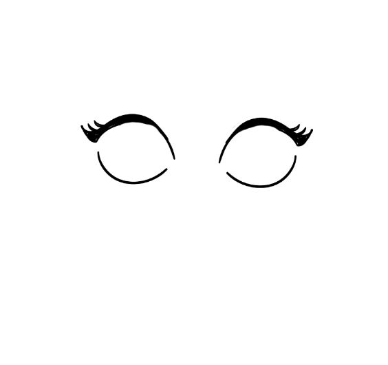 cách vẽ mắt nữ anime bước 3