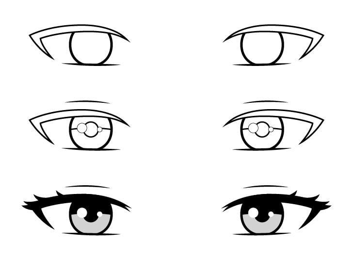 cách vẽ mắt đẹp nhất