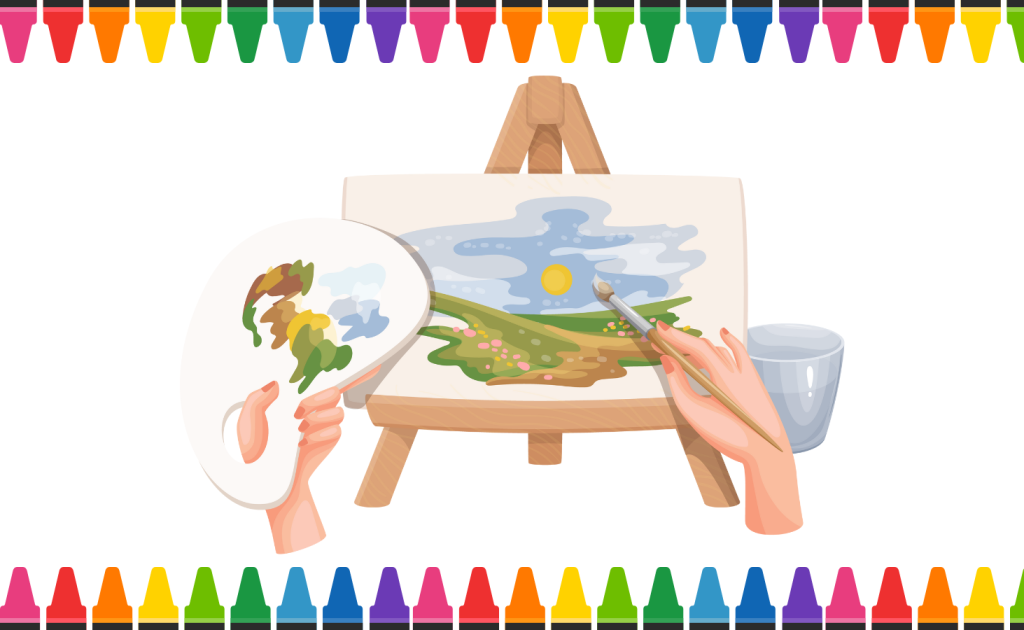 cách vẽ tranh phong cảnh